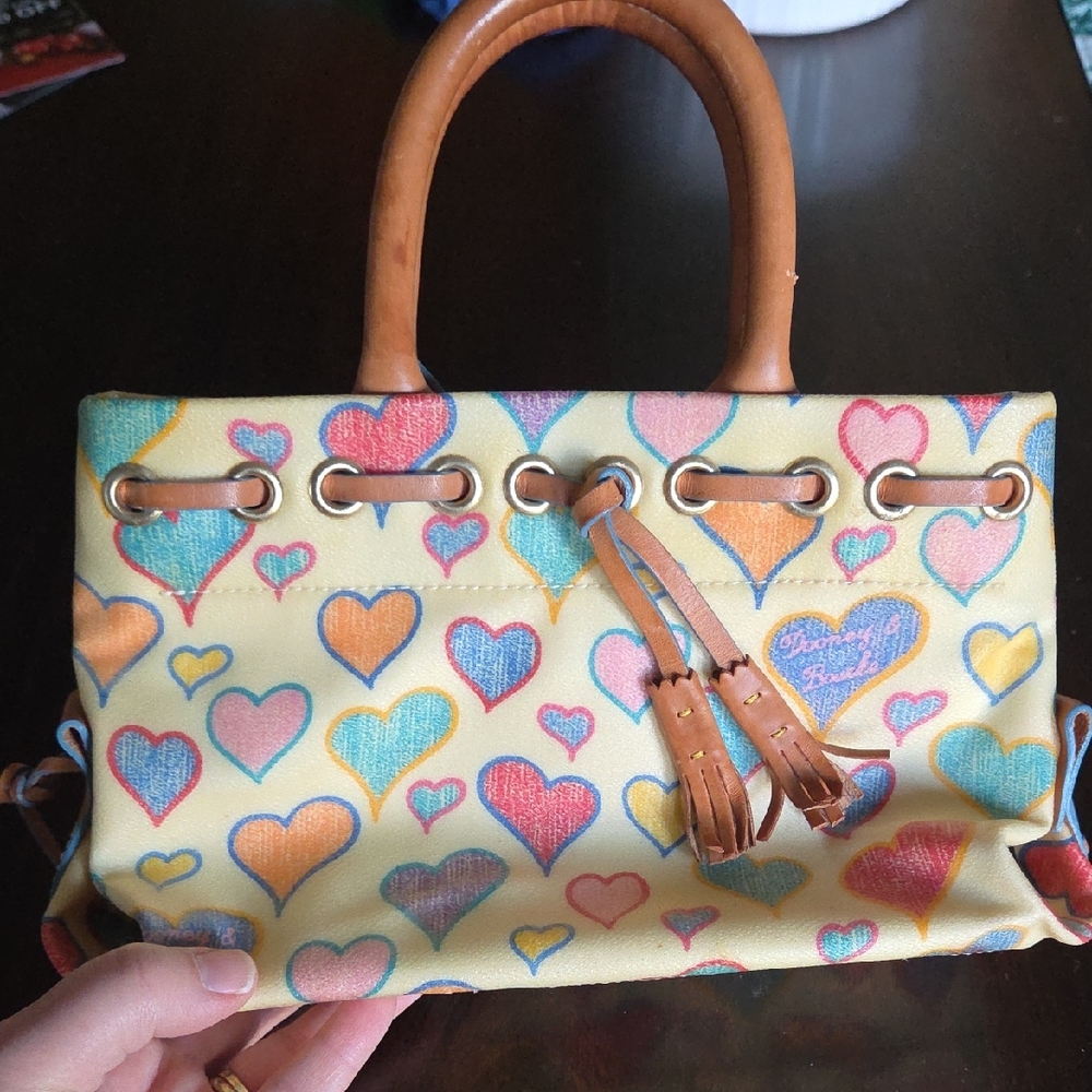 Dooney & Bourke Yellow Heart Satchel